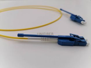 2.0mm LC UPC To LC UPC Uniboot OS2 Single Mode Patch Cord LSZH