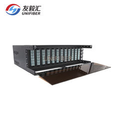 288 Port 3U MPO Fiber Patch Panel 12X24 Core MPO Cassette Module