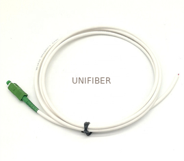 FTTH G657A2 Drop Cable Pigtail SC APC Ivory LSZH Jacket 50 80m